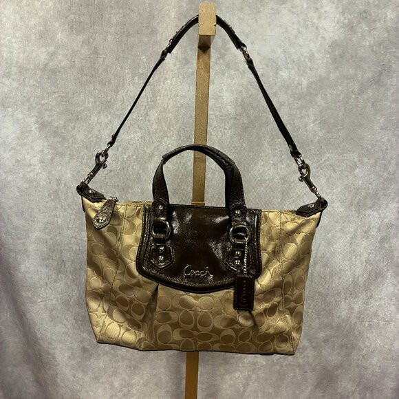 Coach Ashley Signature Satchel - Picture 1 of 13